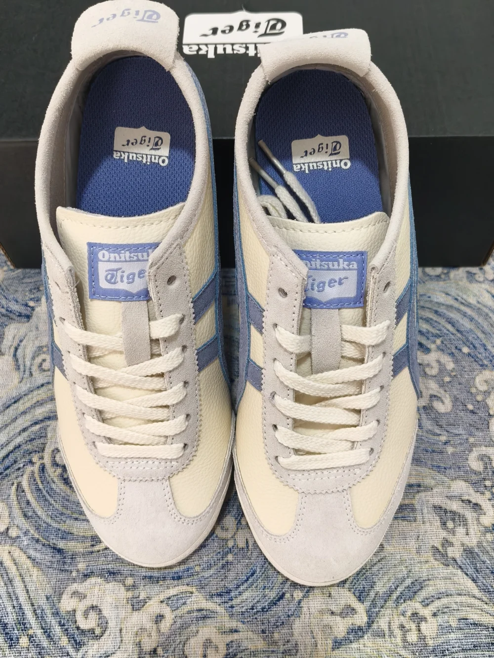 Onitsuka Tiger Mexico 66 Sneakers in Cream & Lavender